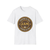 Comfort meets purpose in the J.A.M. Coffee & Tea T-Shirt — Sip Boldly. Give Proudly. Wear the Message.