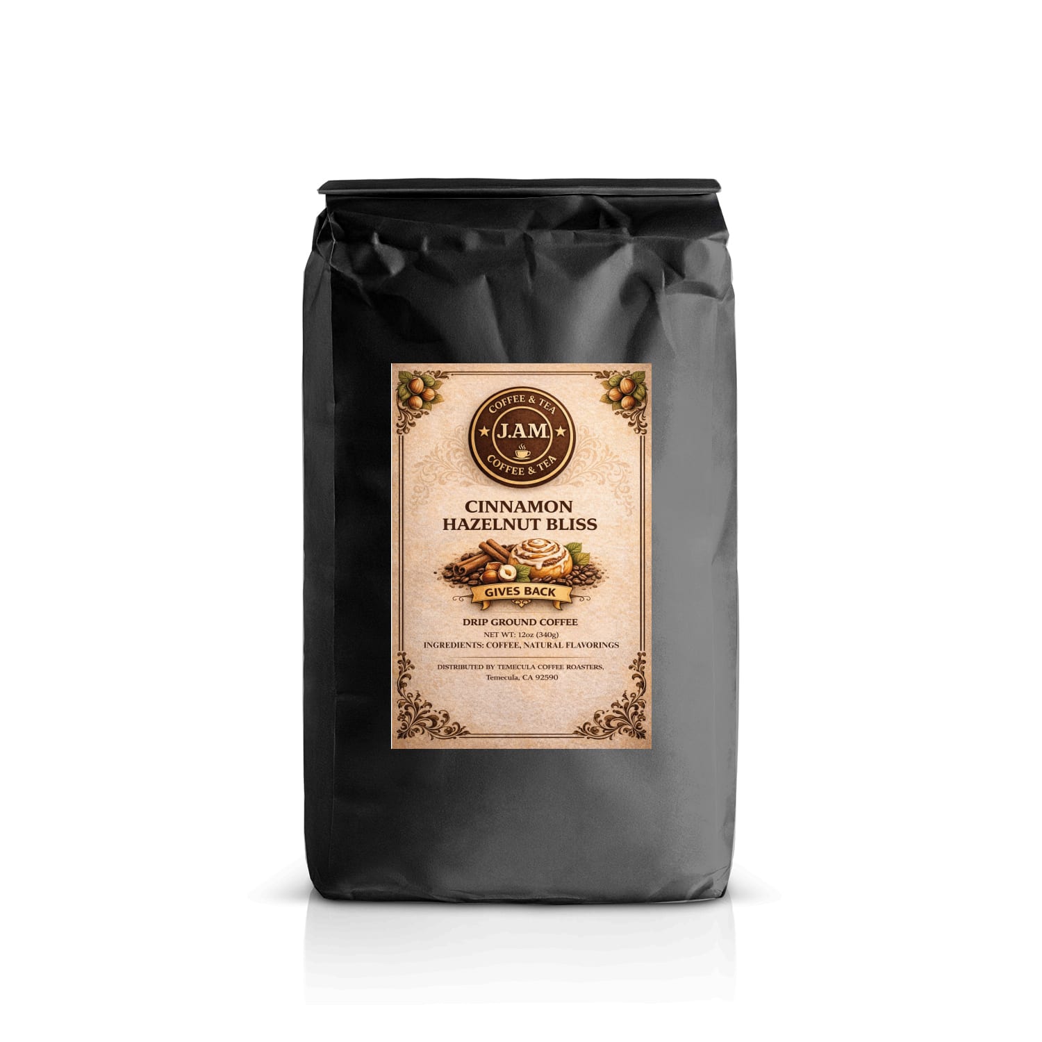 Cinnamon Hazelnut Bliss– J.A.M. Coffee & Tea